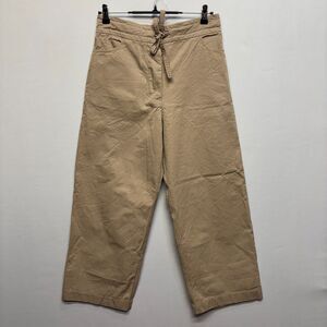 Casey Casey Women Wide Leg Chino Trouser Pants Size Small Beige C104 -7